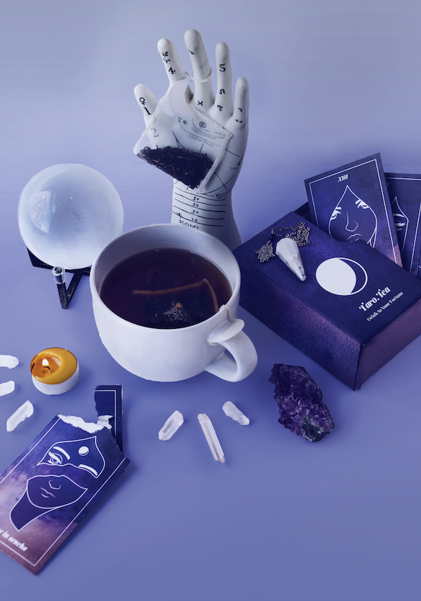 Taro.tea items spread out